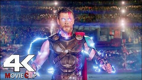 Thor Vs Hulk - Fight Scene Hindi - Thor Ragnarok (2017) Movie CLIP 4K