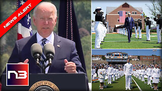 UNFORGIVABLE. Biden MOCKS our Military to Their FACES!