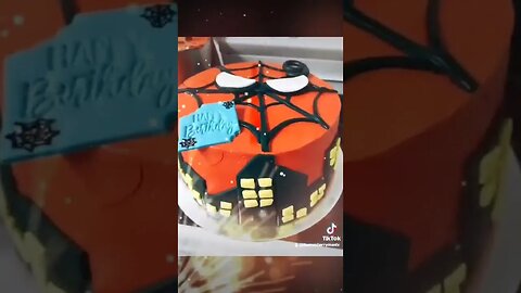 Spider-man Cake made by Gif #spiderman #cake