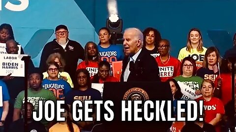 Biden Heckled at Speech: "WHAT DO YOU PAY, JOE?”