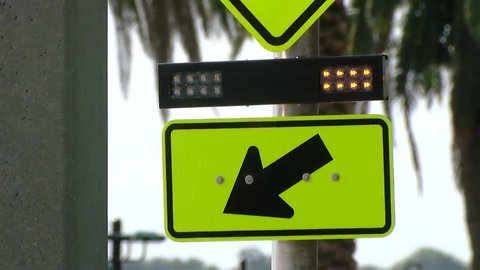 Flashing beacons light up along pedestrian crosswalks on Bayshore Boulevard | Driving Tampa Bay Forward