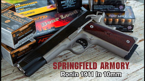 Springfield Armory Introduces Ronin 1911 In 10mm!