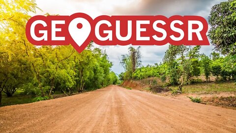 Jogando Geoguessr - Brasil = Estrada de chão