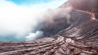 This is how a volcano looks inside