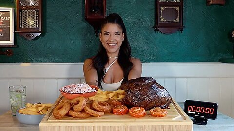 THE UNDEFEATED 80oz 'WIDEBEAM' #steak CHALLENGE!