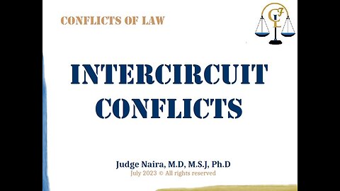 INTERCIRCUIT CONFLICTS & TRIBUNAL