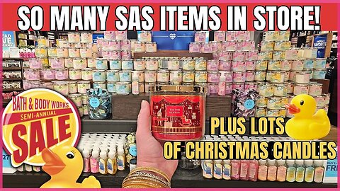 TONS of SAS Items in Store Now | Time Store Opens on SAS | New Fall Items | #bathandbodyworks #sas