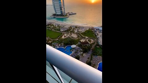 Burj Al Arab sunset view 😍