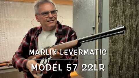 Very rare Marlin levermatic model 57 tube feed lever action 22lr rifle at the range,