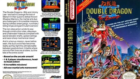 DOUBLE DRAGON 2 NES : 👍 Good stream P| Playing Solo | Streaming with Turnipp