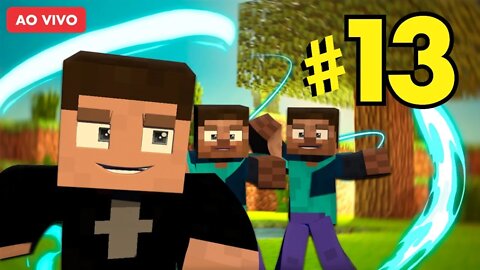 LIVE DE MINECRAFT COM OS INSCRITOS VEM JOGAR EVENTO #13