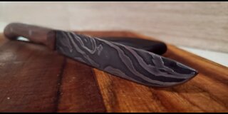 MAKING A DAMASCUS PARING KNIFE!!