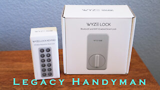 Wyze smart lock installation.