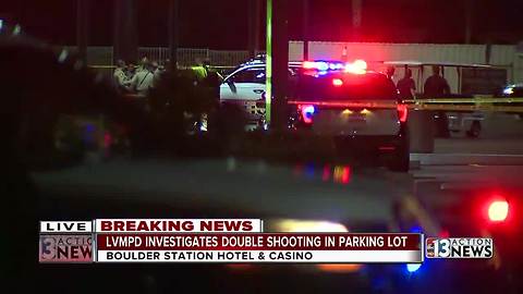 Double shooting in casino parking lot