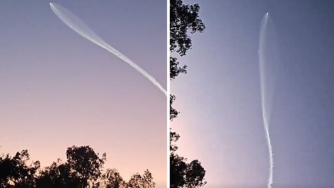 Another beautiful sunset Falcon 9launch