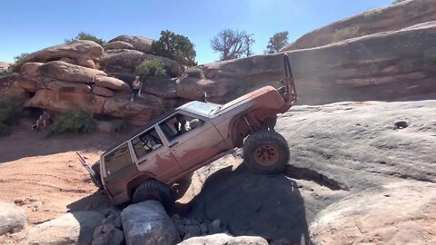 Gold Bar Waterfall REDEMPTION! #moab #goldbarrim #waterfall