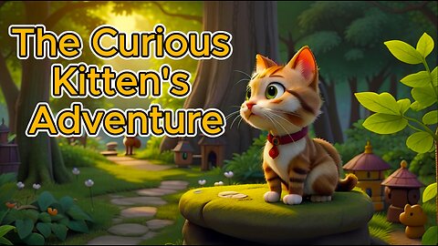 The Curious Kitten's Adventure: A Tale of Wisdom and Curiosity | Moral Lesson Story