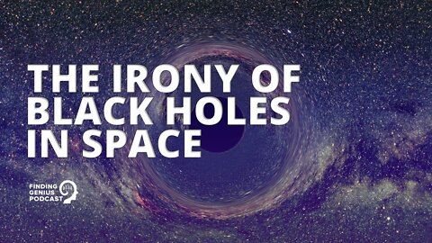 The Irony of Black Holes in Space #shorts