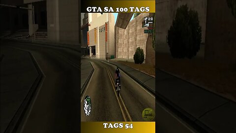 GTA SAN ANDREAS 100 TAGS TAG 54 #shorts #semedissaum #gta