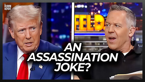 Watch Trump’s Face When Gutfeld Makes an Assassination Joke to His Face