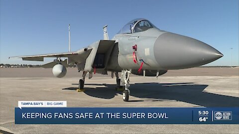 Federal, local agencies partner with NORAD to protect Tampa Bay area for Super Bowl LV