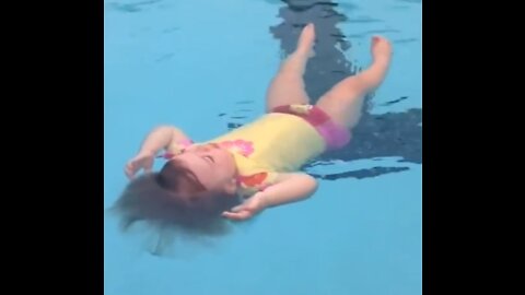 Babies Playing Water In The Pool Funny Video 2021