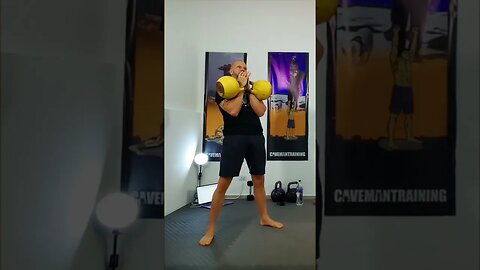 Double Kettlebell Hang Cleans For an Intense KB Workout