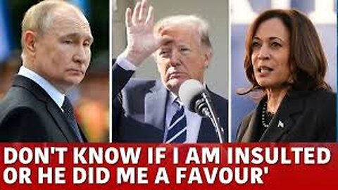 Trump LIVE | Trump Latest News | Donald Trump Reacts After Putin 'Endorsed' Kamala Harris