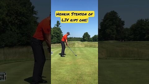 Henrik Stenson of LIV rips one! #henrikstenson #golf #tomgillisgolf