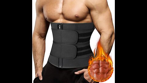 New Normal Needs: Men Waist Trainer Corsets Fitness Trimmer Belt Slimming Body Shaper Weight Loss