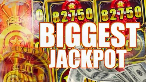 MASSIVE GRAND TRAIN JACKPOT! MY BEST HITS EVER ON CASH EXPRESS LUXURY LINE SLOT MACHINE HIGH LIMIT