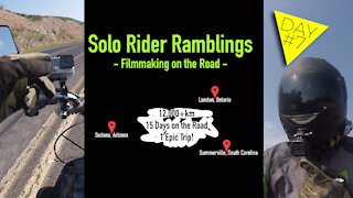 "Filmmaking on the Road" - Solo Trip Ramblings