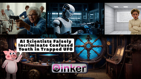 News Swine: AI Scientists Falsely Incriminate Confused Youth in Trapped UFO