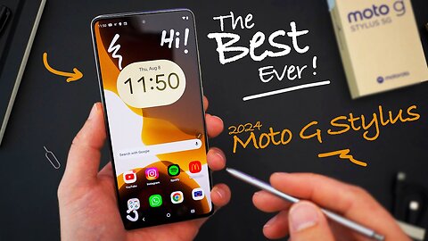 The 2024 Moto G Stylus Is Motorola's Best Phone Ever!