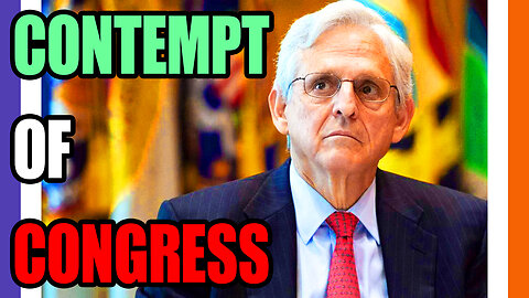 🔴LIVE: ✌2nd Merrick Garland Contempt of Congress Mark-Up 🟠⚪🟣