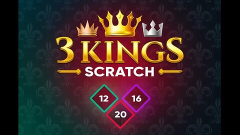 3 King Scratch - Online Kaparós Sorsjegy