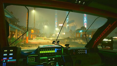 Cyberpunk 2077 - Car Interior Ambiance - Desert Nomad Area - Atmospheric, vibes, Study, Sleep, Relax