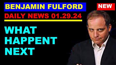 BENJAMIN FULFORD: TRUMP DROPS THE NEXT BOMB! THIS IS BIBLICAL!