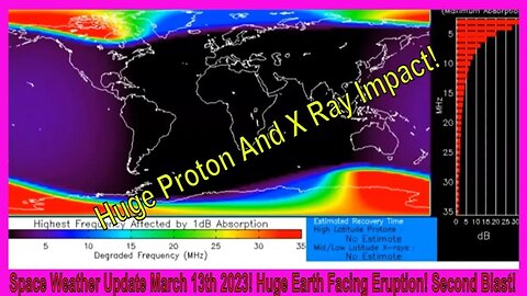 Space Weather Update March 13th 2023! Huge Earth Facing Eruption! Second Blast!