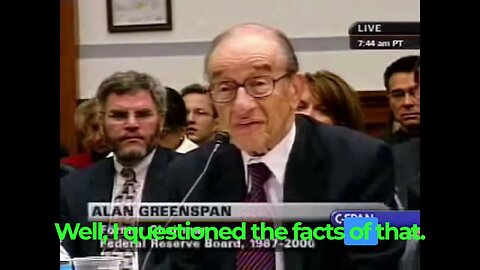 Alan Greenspan: Free Market Trickle Down Economist Admits Big Business Reaganomics Is A Failure.