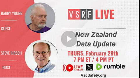 VSRF Live #116: New Zealand Data Update