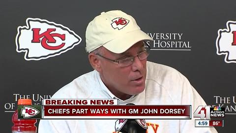 Chiefs parting ways with GM Jon Dorsey effective immediately