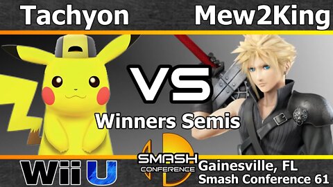 A2 Tachyon (Pikachu) vs. Fox MVG|Mew2King (Cloud) - Winners Semis - SC61