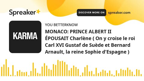 MONACO: PRINCE ALBERT II ÉPOUSAIT Charlène ( On y croise le roi Carl XVI Gustaf de Suède et Bernard