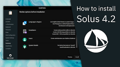 How to install Solus 4.2