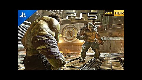 (PS5) Marvel's Avengers - Hulk Vs Abomination Boss Fight [4K GAMEPLAY]