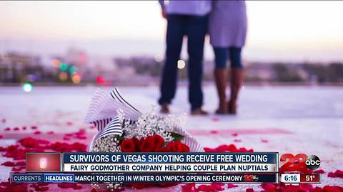 Local couple receives free wedding after surviving shooting at Route 91 Harvest Festival