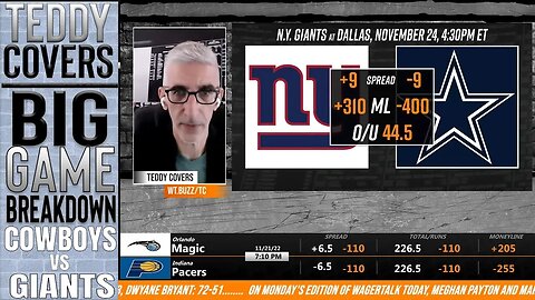 NFL Thanksgiving Picks and Predictions | Dallas Cowboys vs New York Giants Week 12 Betting Preview