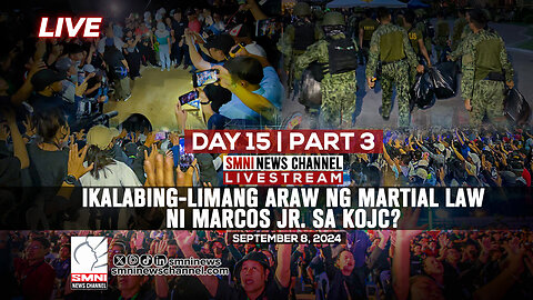 LIVE: Ika-15 na araw ng martial law ni Marcos Jr. sa KOJC? | September 8, 2024