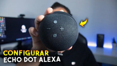 Como INSTALAR e CONFIGURAR ALEXA ECHO DOT 4 (FÁCIL E RÁPIDO)